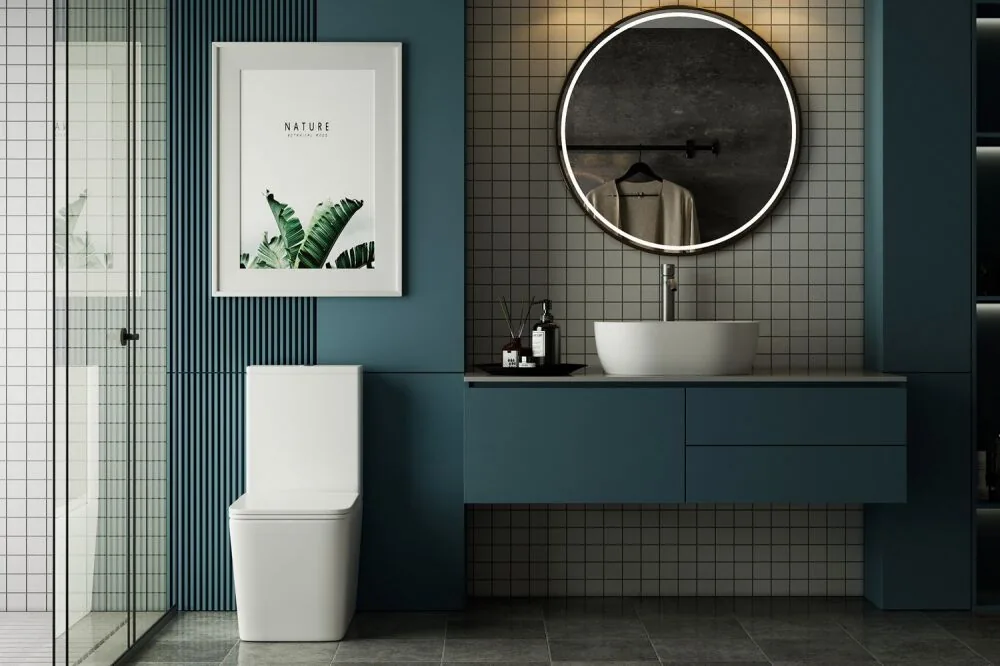 картинка Унитаз ABBER Rechteck AC1210T компакт белый безободковый смыв торнадо 