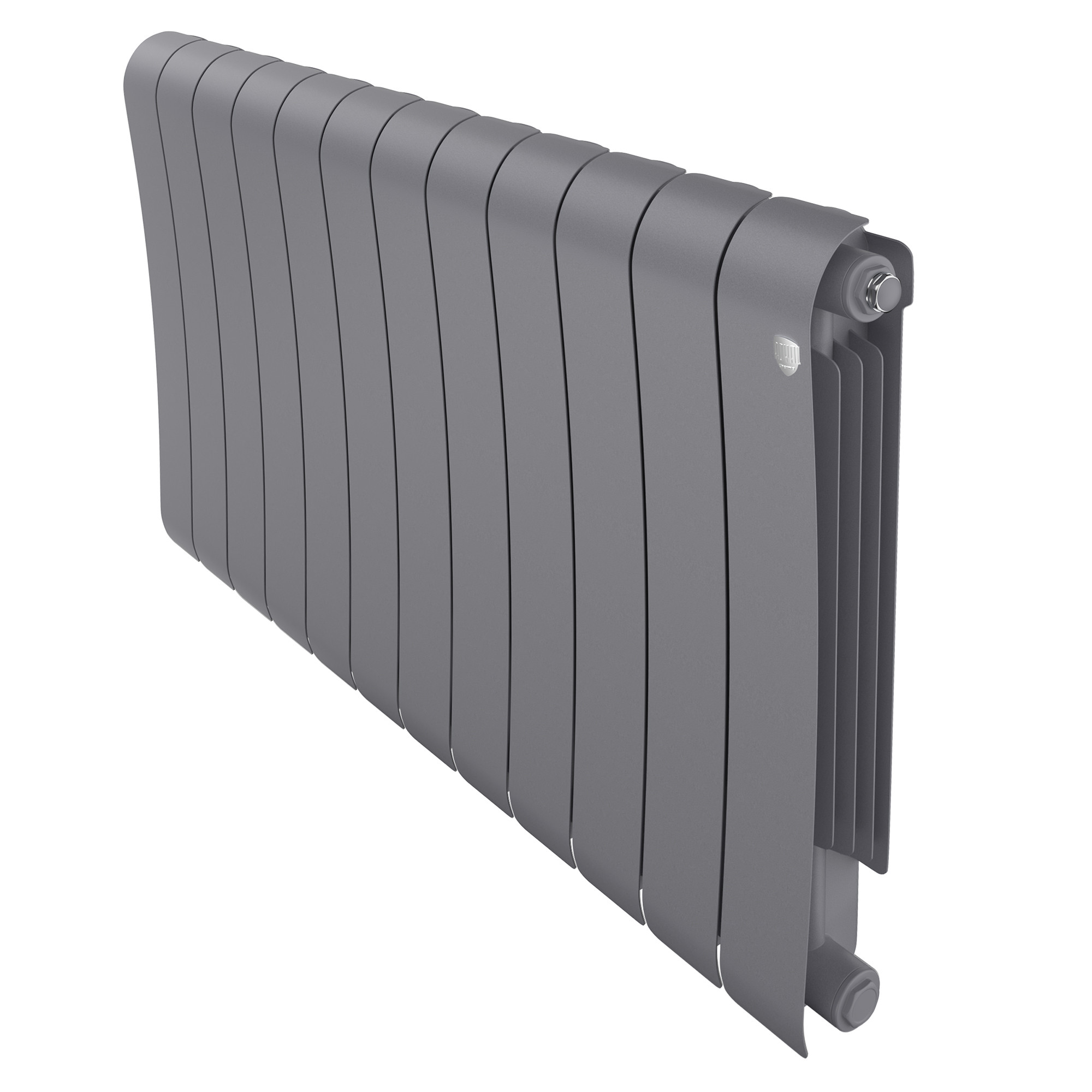 картинка Радиатор биметаллический Royal Thermo Infinity 500 Silver Satin 12 секции 