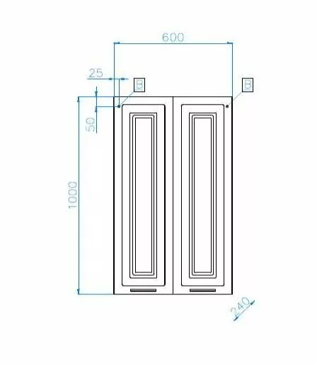 фото Подвесной шкаф Style Line Альба 60 Люкс белый ЛС-000010051 