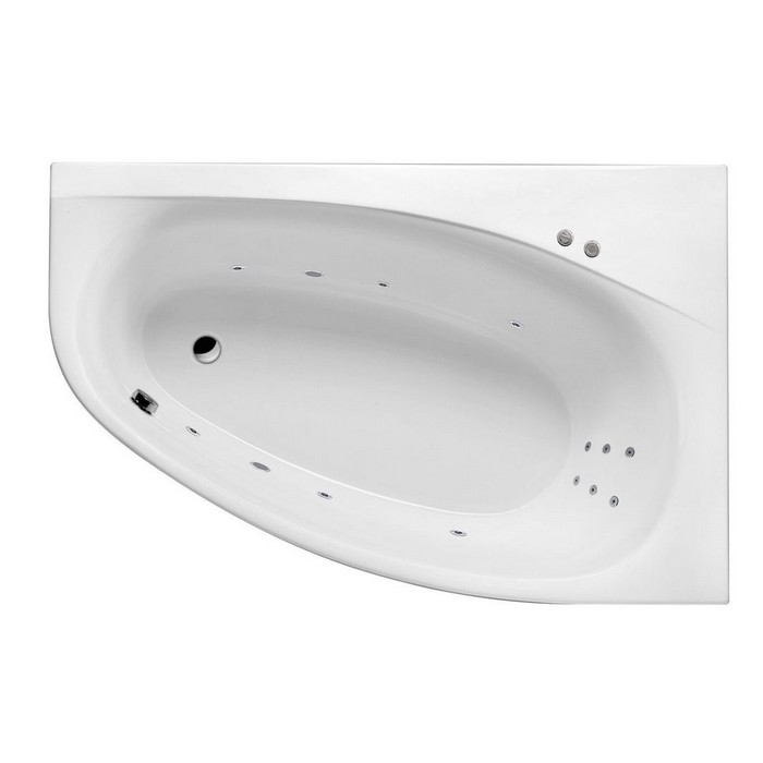 картинка Ванна EXCELLENT Kameleon 170x110 правая LINE хром 
