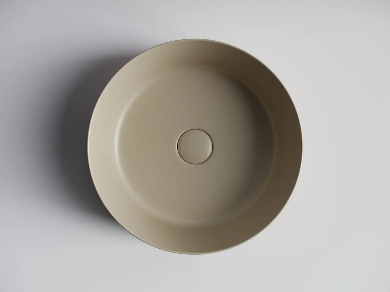 картинка Накладная раковина Ceramicanova Element CN6022MC цвет капучино матовый 39х39 см 