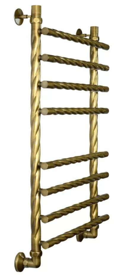 картинка Полотенцесушитель Двин N braid 60/50 1"-3/4"-1/2" Универсальный К3, Состаренная бронза (4627166555241) 