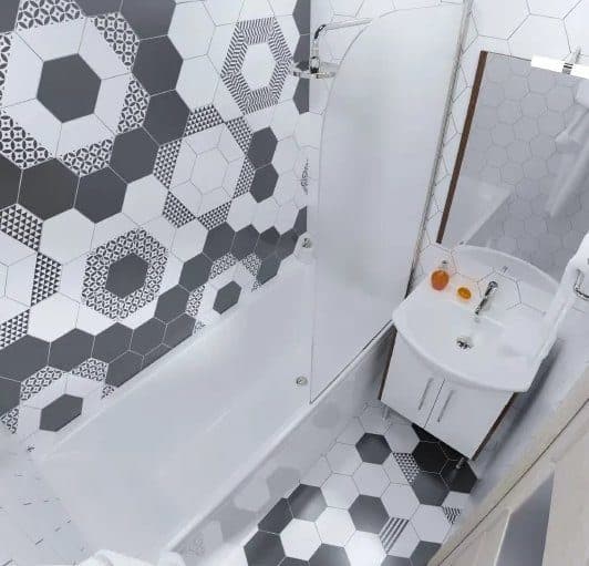 картинка Акриловая ванна Triton Джена 160 с каркасом и слив-переливом Triton Стандарт ЕМ601TR 