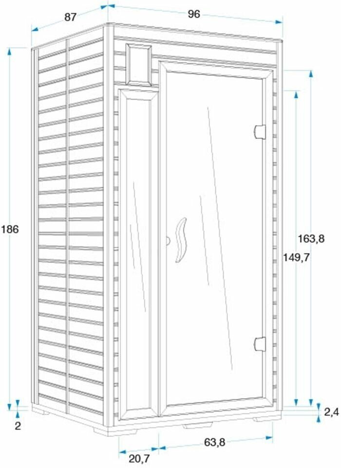 картинка Инфракрасная кабина (сауна) Mountfield Mariana 2 (97х87) 