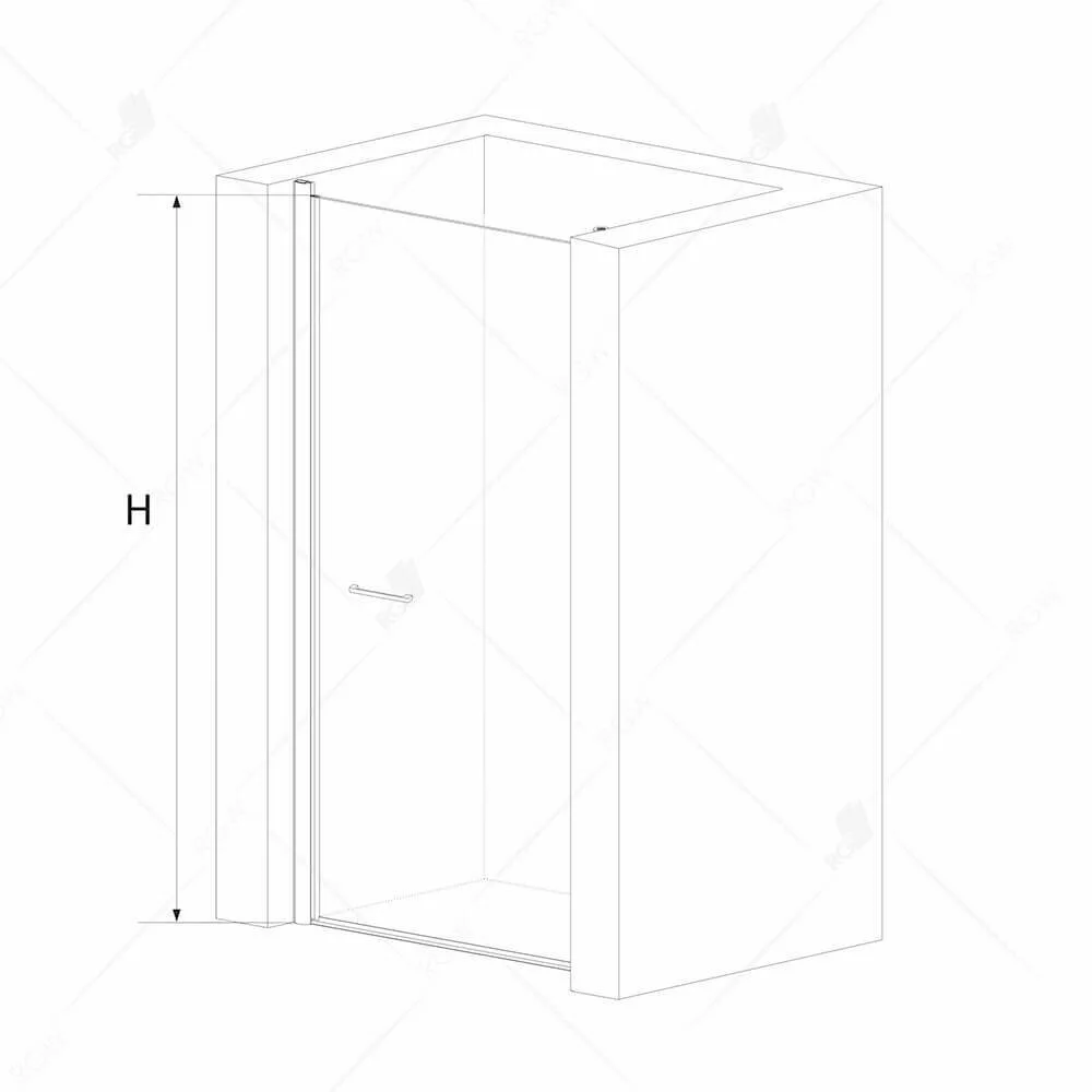 картинка Душевая дверь RGW PA-03 Хром 04080307-11 