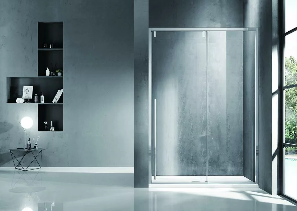 картинка Душевая дверь в нишу BRAVAT SLIM LINE BD120.4105A 
