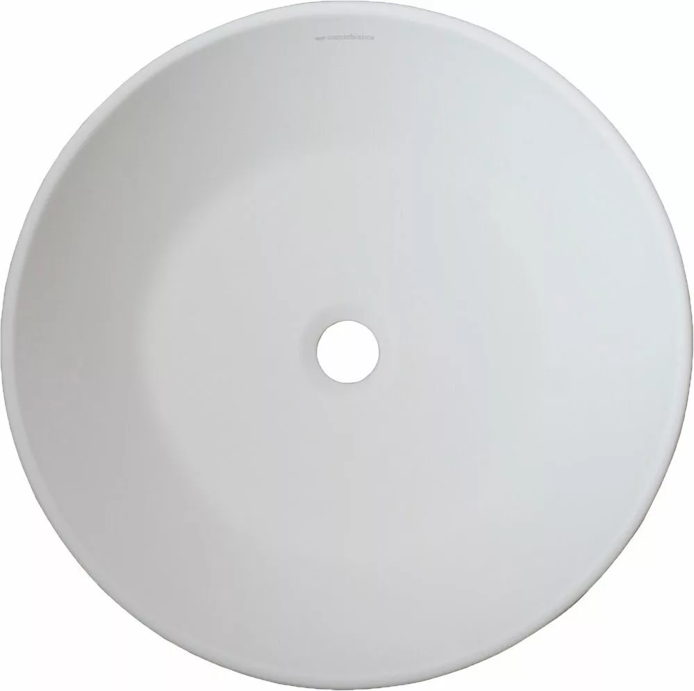 картинка Раковина MonteBianco Piemont 450 круглая, цвет белый матовый 