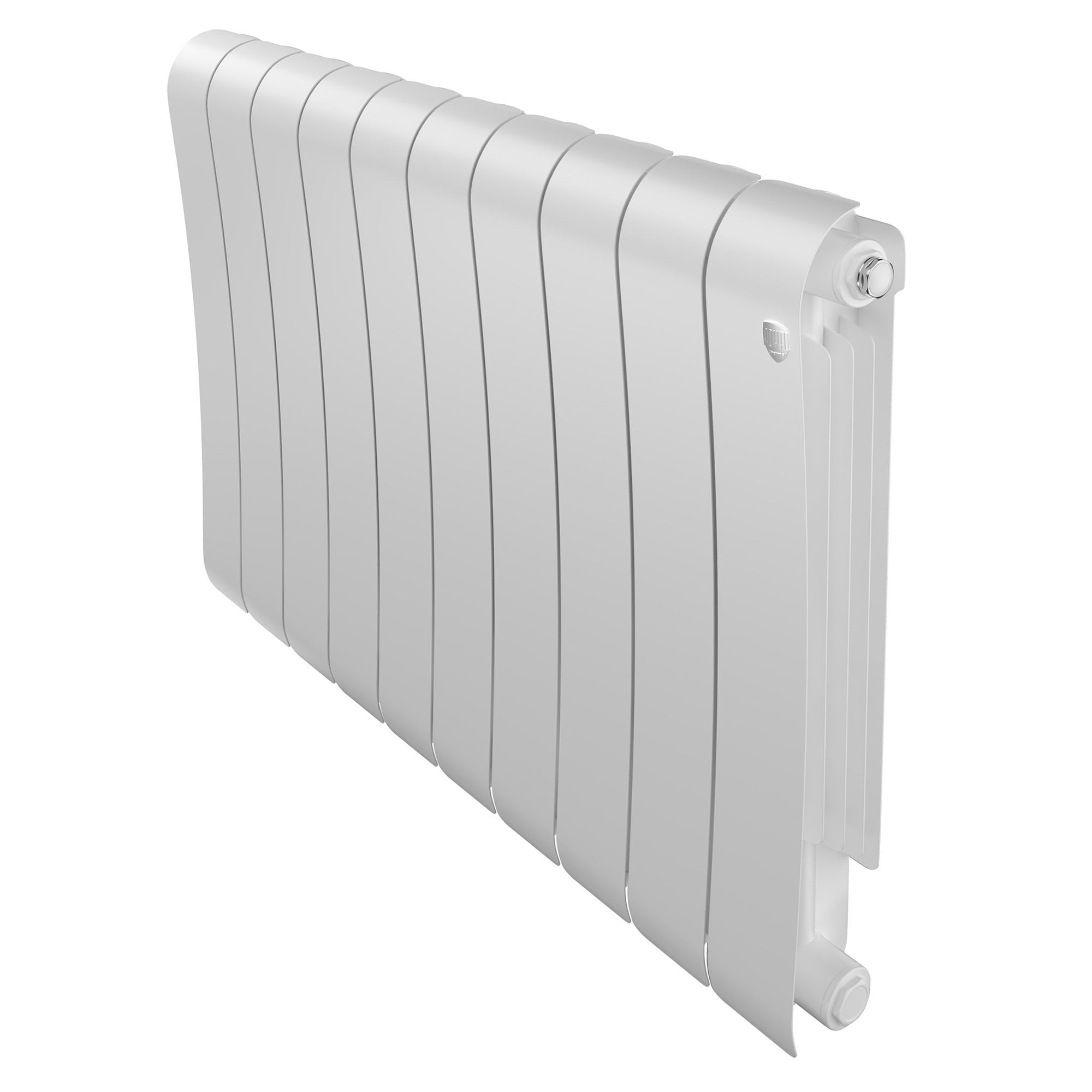 картинка Радиатор биметаллический Royal Thermo Infinity 500 Bianco Traffico 10 секций 
