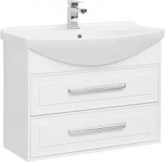 фото Тумба с раковиной Aquanet Остин 85 белый арт. 00212637 