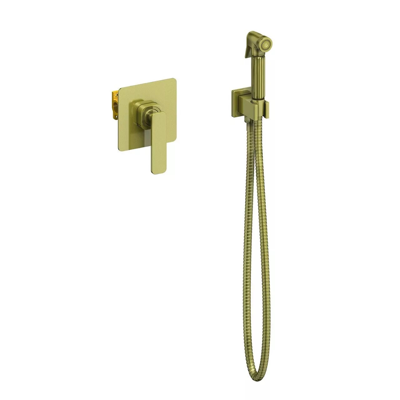 картинка Смеситель встроенный с гигиеническим душем Timo Torne 4389/02SM антик 