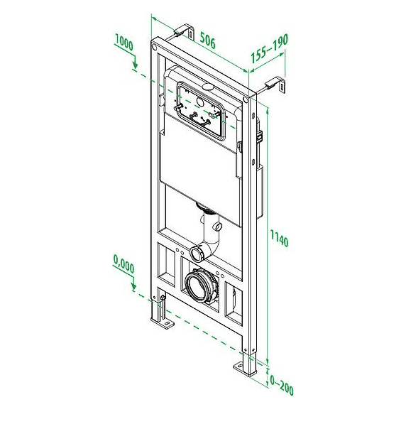 картинка Система инсталляции для унитазов Iddis Neofix NEO0000I32 