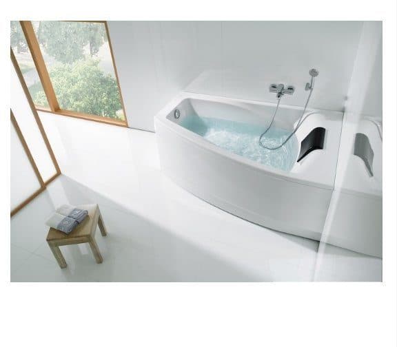 картинка Акриловая ванна Roca Hall Angular 150x100 R с монтажным набором ZRU9302868 