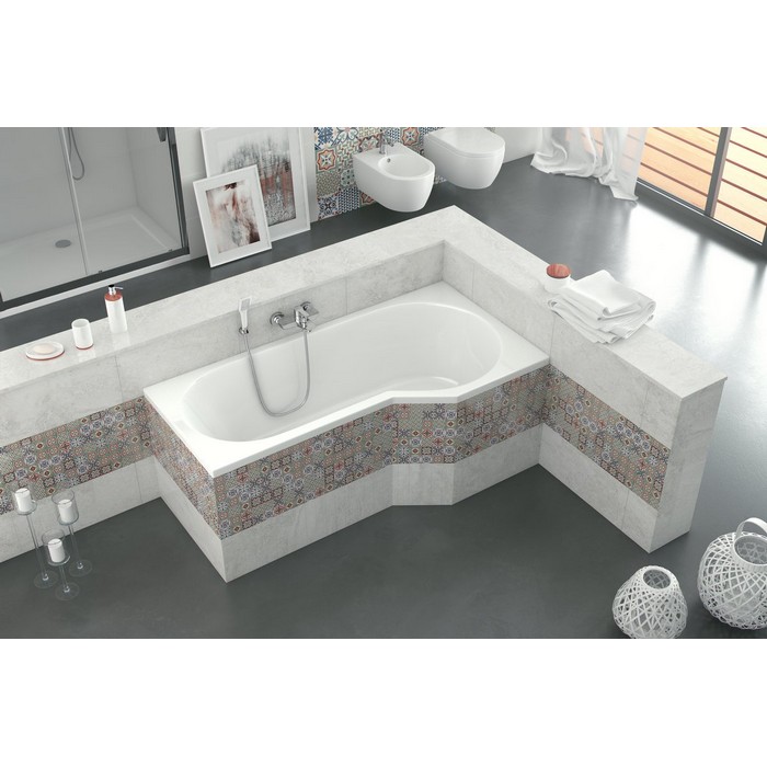 картинка Ванна EXCELLENT Be Spot 160x80 правая с ножками HW-ST-NWAEX-68 