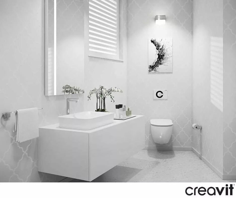 картинка Унитаз подвесной Creavit Free с биде безободковый FE322-00CB00E-0000 