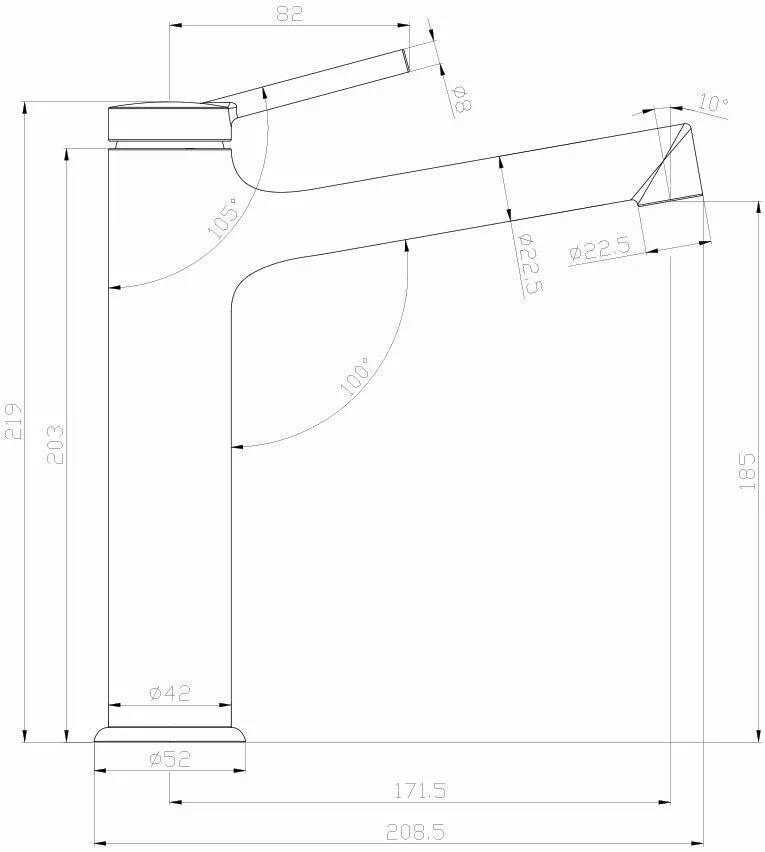 картинка Смеситель Lemark Minima LM3837C для раковины 