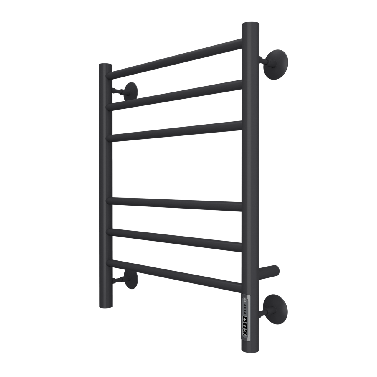 картинка Полотенцесушитель электрический Terminus Аврора П6 450х600 КС 9005 матовый черный 