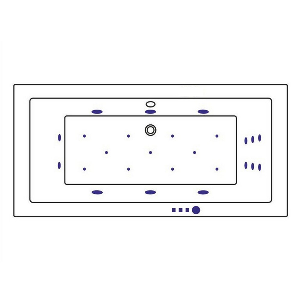 картинка Ванна WHITECROSS Savia Duo 170x80 ULTRA бронза 