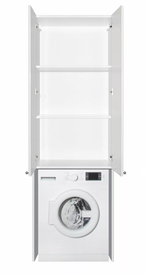 фото Шкаф-пенал над стиральной машиной Style Line 68 белый АА00-000060 