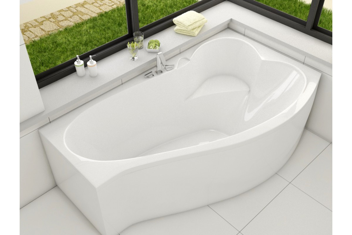 картинка Акриловая ванна Relisan Isabella R 170x90 с каркасом 
