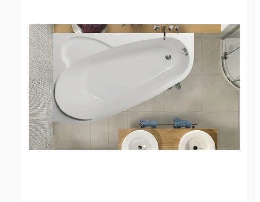 картинка Акриловая ванна Vagnerplast Selena 160 L с каркасом VPK160105 
