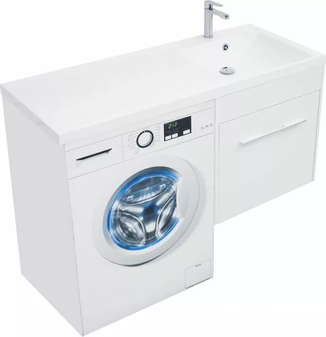 фото Тумба с раковиной Aquanet Августа 120 R белый арт. 00239782 