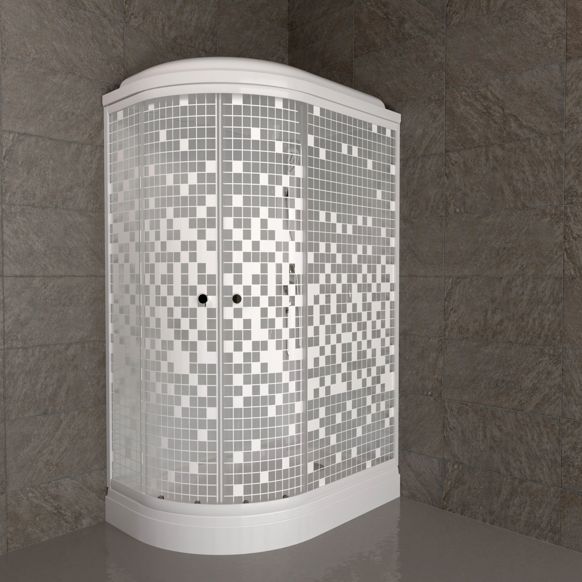 Душевая кабина Triton Коралл А 120х80 правая мозаика купить в Москве ...