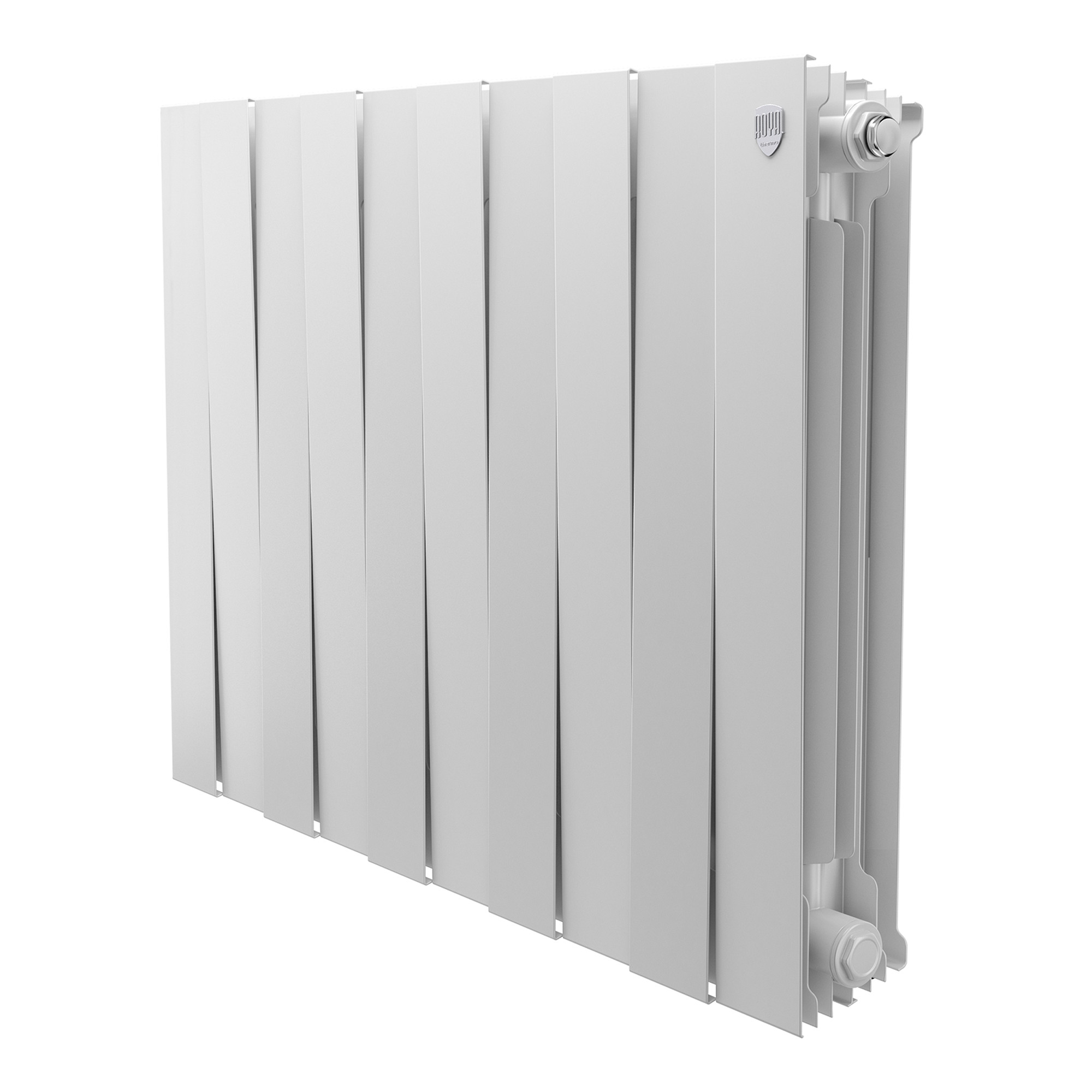 картинка Радиатор биметаллический Royal Thermo PianoForte 500 Белый 10 секций 