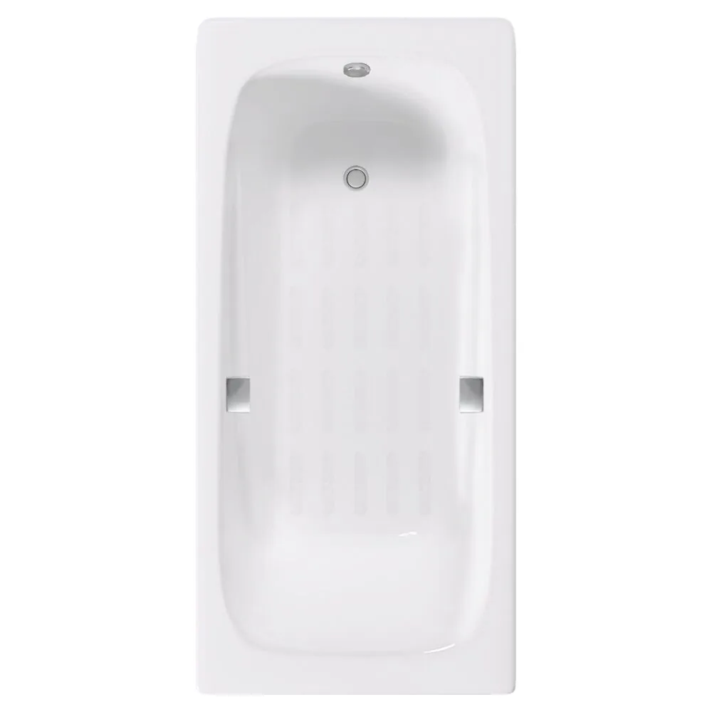 картинка Ванна чугунная Delice Flex 180х85 с отверстиями под ручки и антискользящим покрытием DLR230632R-AS 