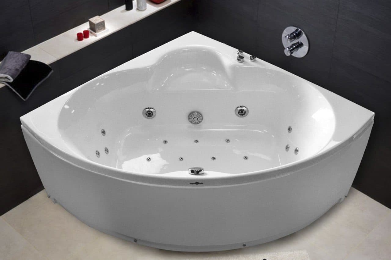 картинка Акриловая ванна Royal Bath Fanke 140x140 с каркасом RB581200K 