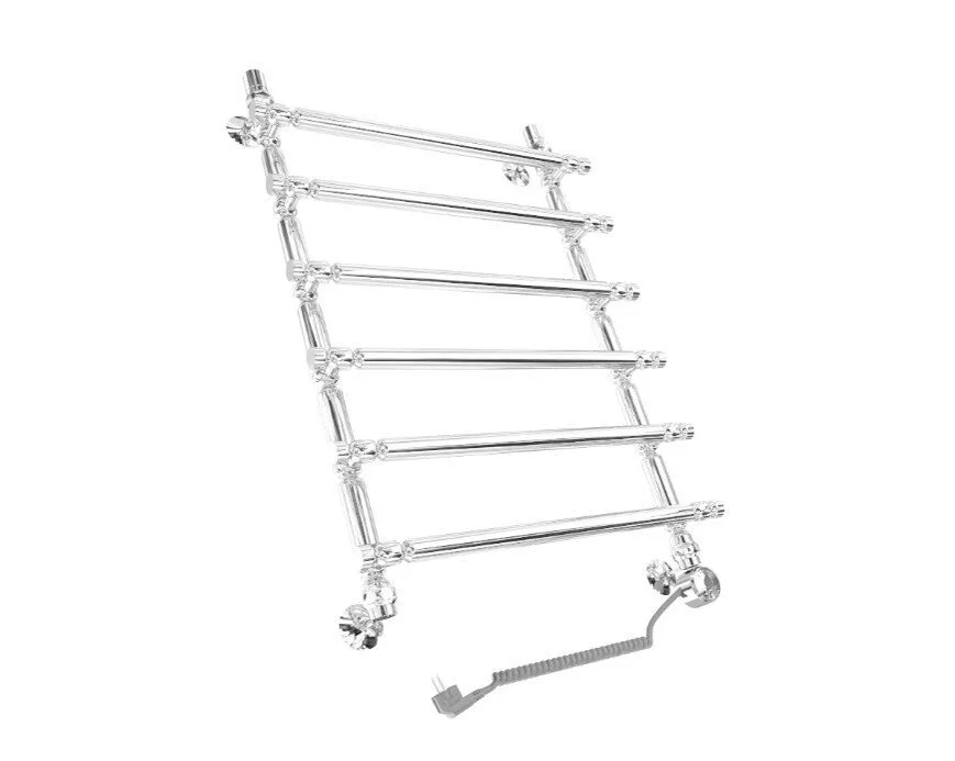 картинка Полотенцесушитель Двин Bubble 3 electro 80/50 1"-1/2" Электрический  ТЭН справа К эл, Полированный (4627170784613) 