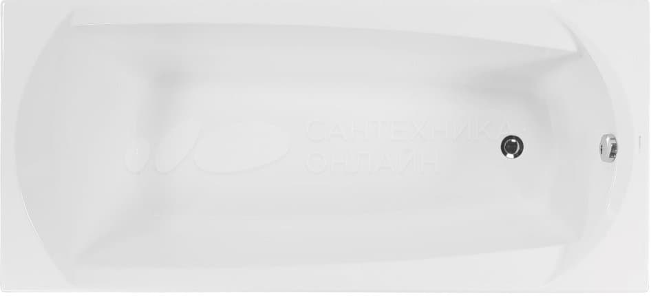 картинка Акриловая ванна Vagnerplast Ebony 160 см, ультра белый  с каркасом VPK16070 