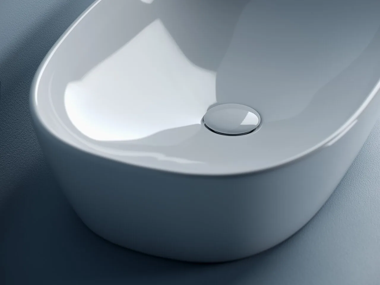 картинка Накладная раковина Ceramicanova Element CN5039 цвет белый 60х38 см 