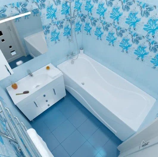 картинка Акриловая ванна Triton Стандарт 170x75 см с ножками Triton Стандарт 