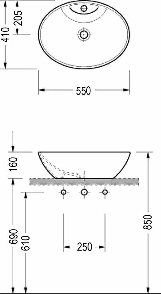 картинка Раковина Serel CH34 