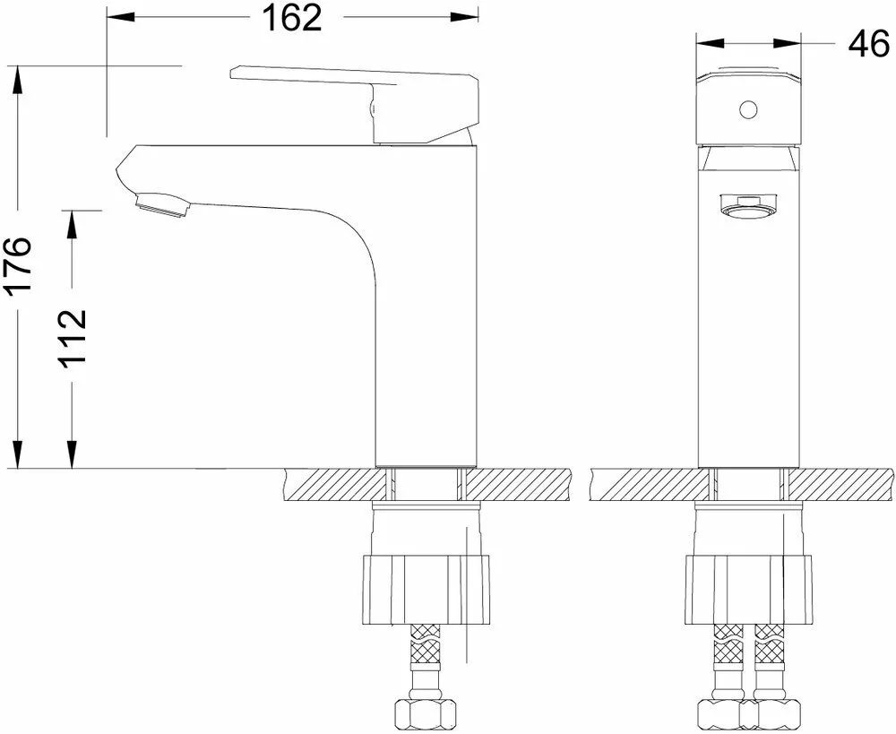 картинка Смеситель для раковины Lemark Point LM0306C 