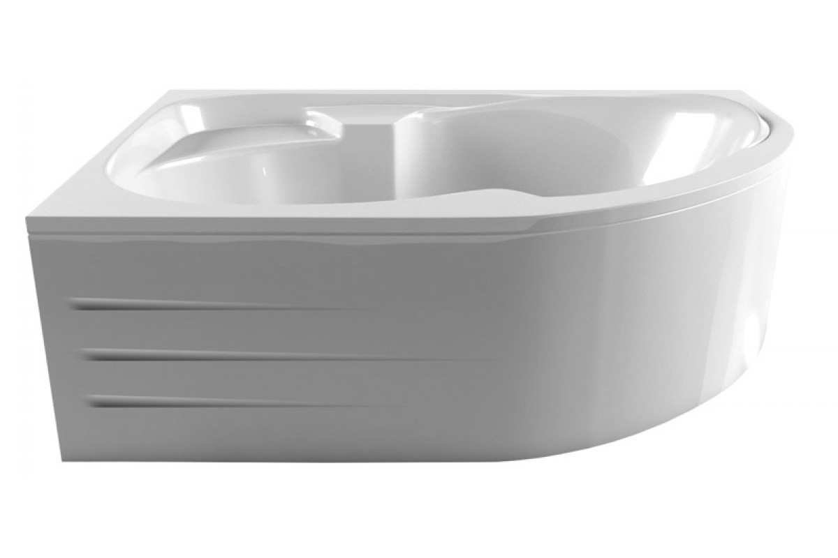картинка Акриловая ванна Relisan Sofi L 160x100 с каркасом и слив-переливом 