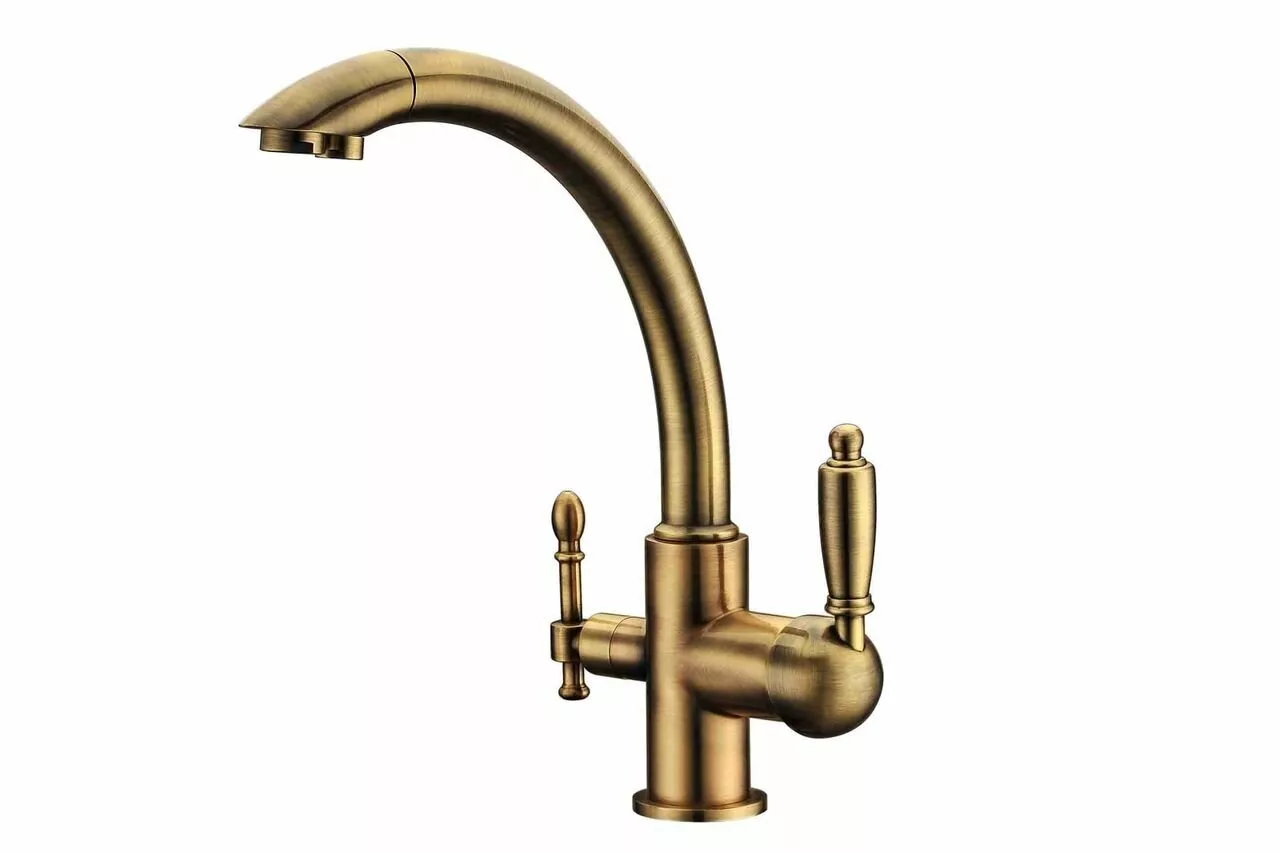 картинка Смеситель для кухонной мойки ZORG Sanitary ZR 314 YF-33 BR 