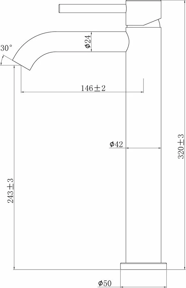 картинка Смеситель для раковины Bronze de Luxe Scandi 9012BR 