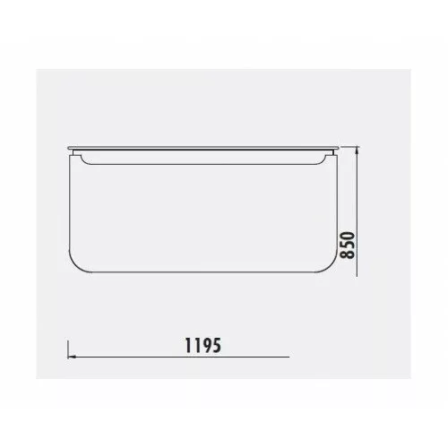 фото Тумба с раковиной Creavit Pion 120 PN0120.01.BDM+DP120 