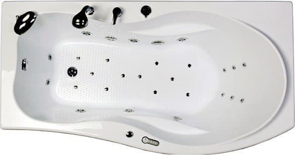 картинка Акриловая ванна Aquanet Borneo 170x90 R с каркасом 