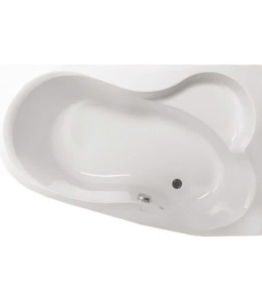 картинка Акриловая ванна Vagnerplast Melite 160 R bianco с каркасом VPK160105 