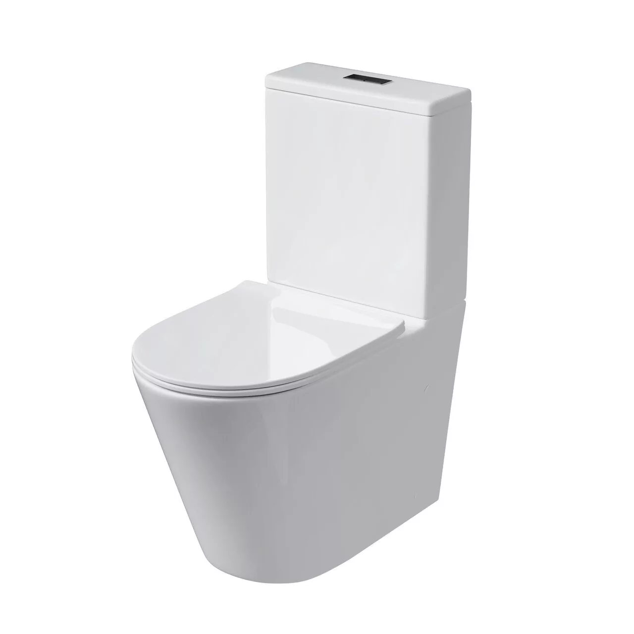 картинка Унитаз Grossman GR-4458S 640х360х835 см напольный безободковый с тонкой крышкой 