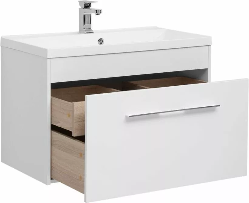 фото Тумба с раковиной Aquanet Августа 90 белый арт. 00225441 