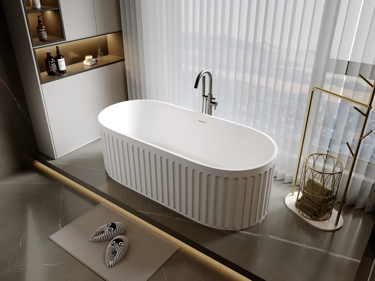 картинка Ванна Timo solid KIARA1680 1680х740х550 