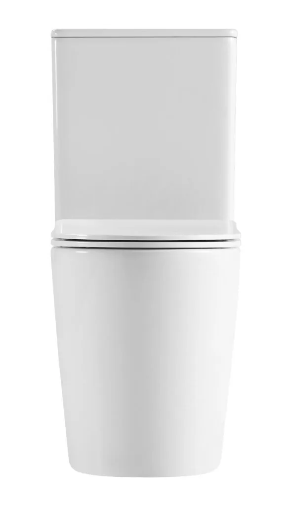 картинка Унитаз напольный IBERICA BLANCA BURGOS MAXI IB.BRM.124.1B1 белый безободковый TORNADO тонкое сиденье дюропласт soft close 