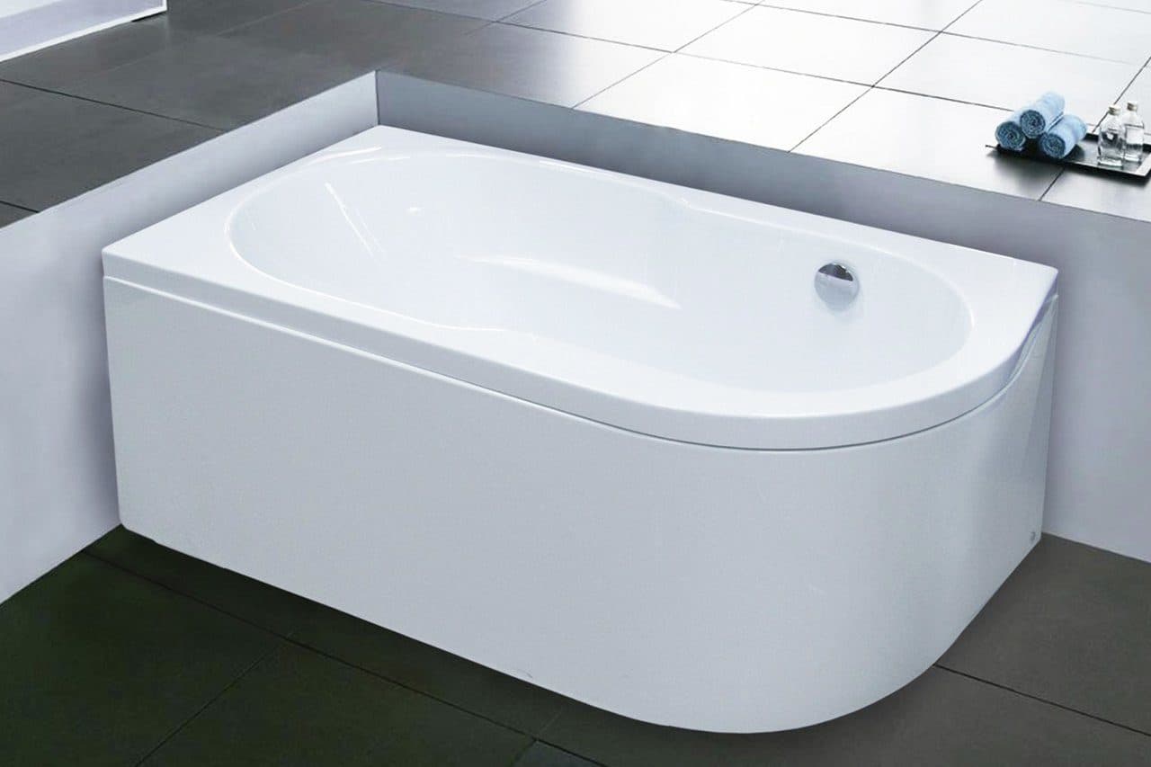 картинка Акриловая ванна Royal Bath Azur 160x80 L с каркасом RB614202K 