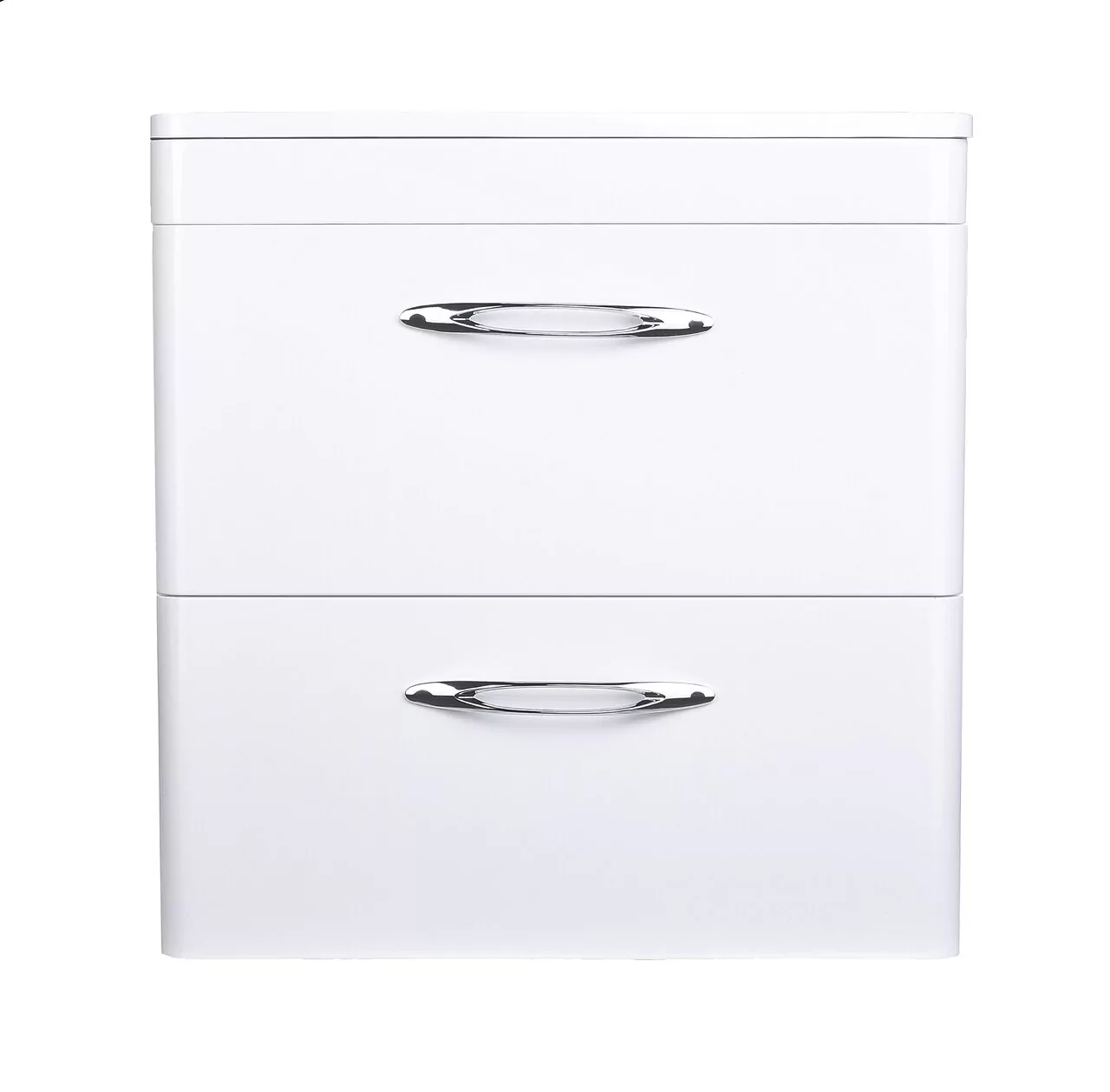 фото Тумба подвесная Style Line Каре 60 2 ящика Люкс белая PLUS 