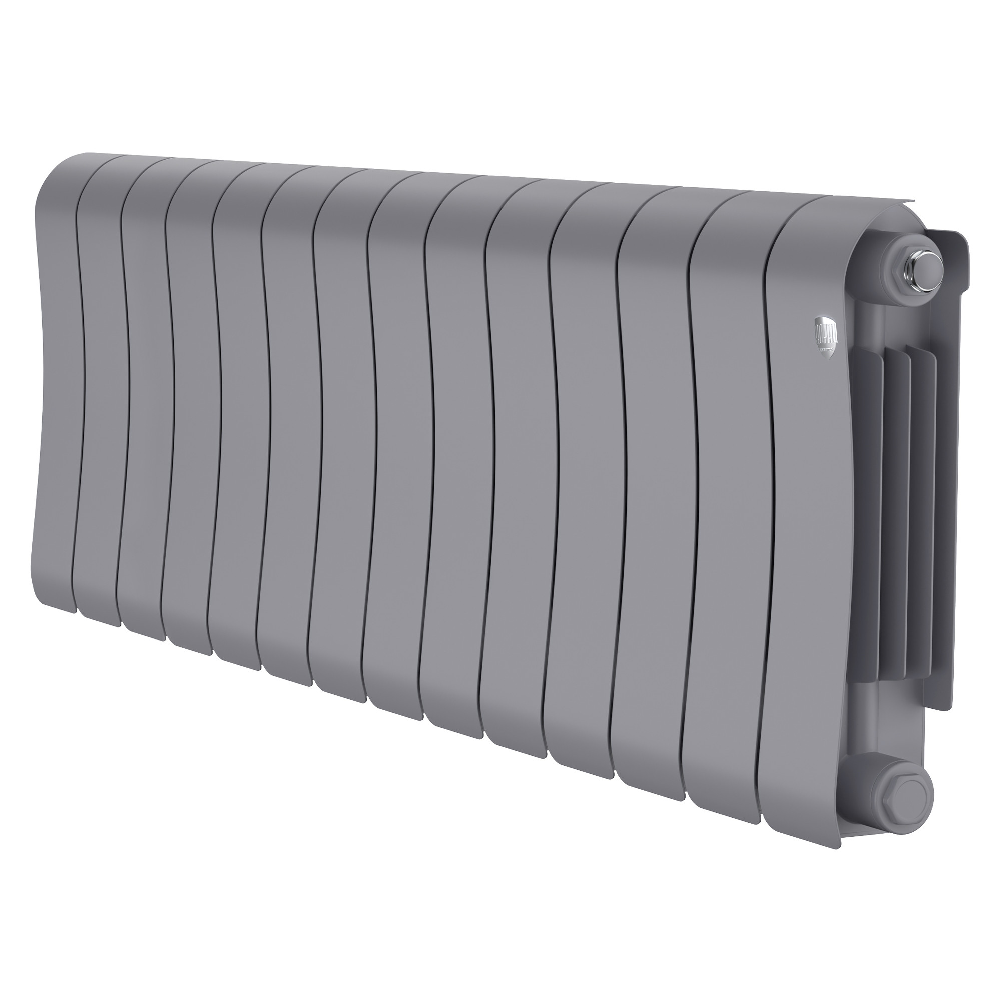 картинка Радиатор биметаллический Royal Thermo Infinity 300 Silver Satin 14 секции 