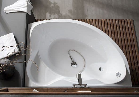 картинка Акриловая ванна Aquanet Jamaica 160x100 R с каркасом 