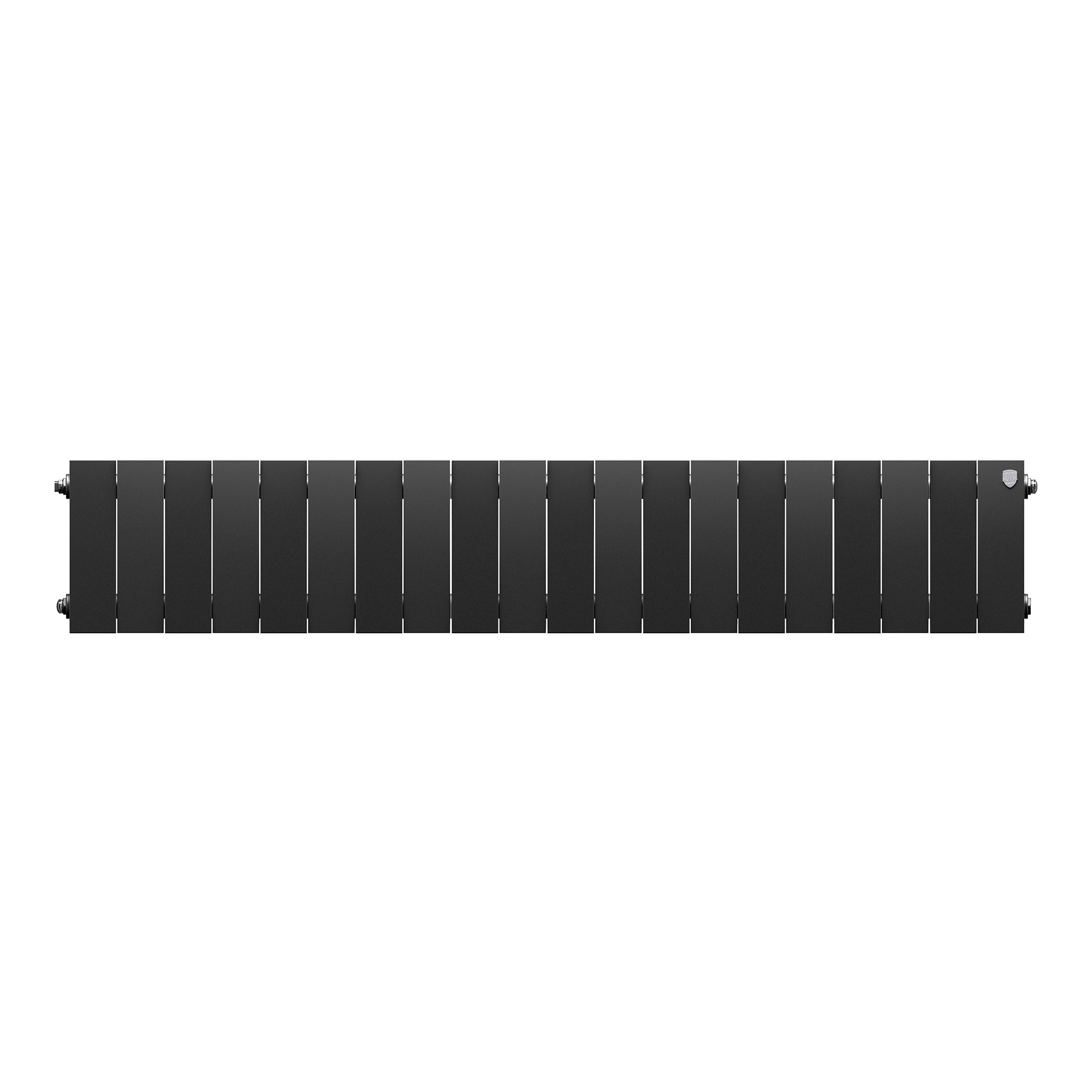 картинка Радиатор биметаллический Royal Thermo PianoForte 200 Чёрный 20 секций 
